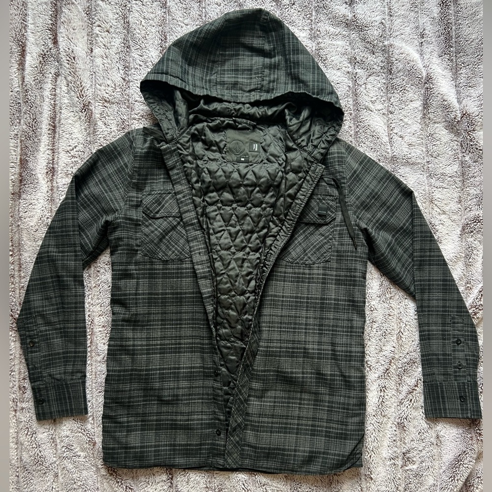 Volcom Burl Insulated Flannel Snowboard Jacket
